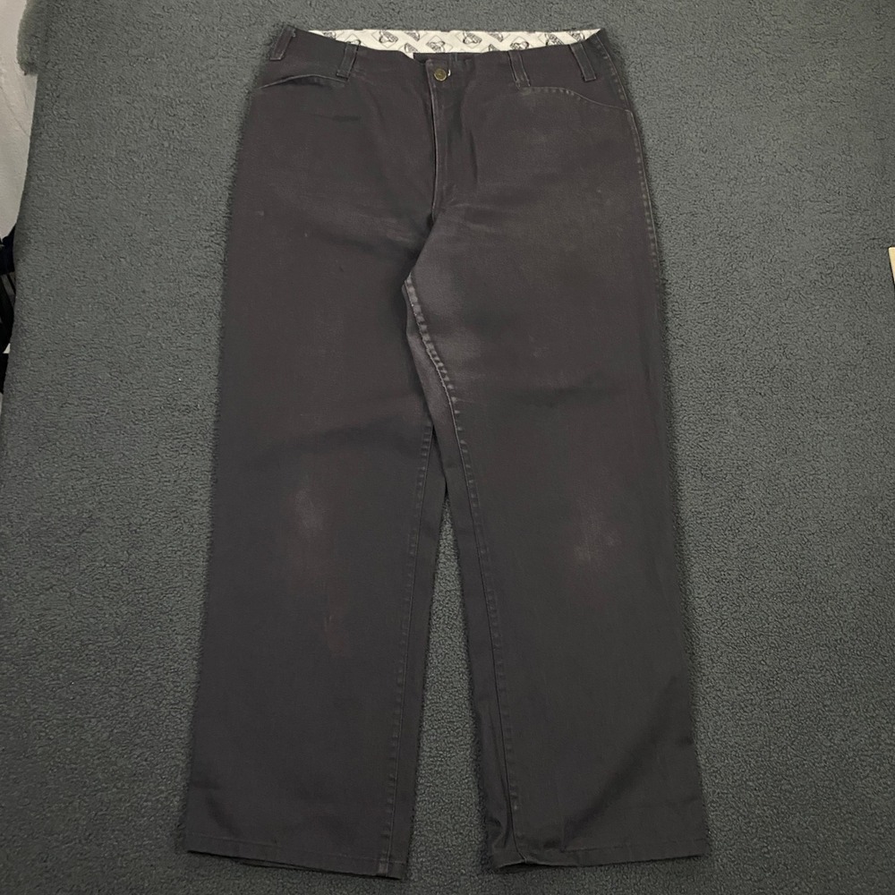 Ben Davis Bens Original Pant Men 38x32 Faded Gray Workwear 625 50/50 Blend
